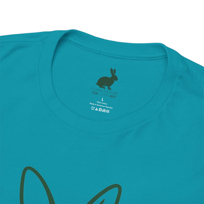Bun Intended Rabbit in Sunglasses T-Shirt – Unisex Graphic Bunny Tee - Humorous Pun Shirt