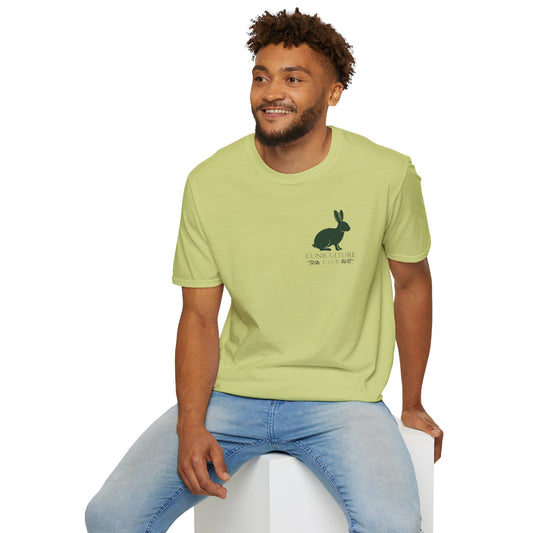 Cuniculture Club Classic Mini Logo Tee – CC Merch Collection Essential - Unisex Softstyle T-Shirt