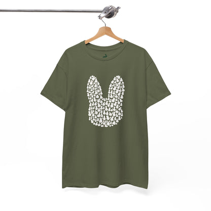 “Bun Within a Bun” Rabbit Head Shirt – Cuniculture Club Original - Cute Bunny Graphic Tee - Unisex Heavy Cotton T-Shirt