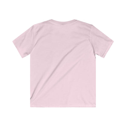 Hoppy Clover Club – Kids Softstyle Tee - Cute Bunny Rabbit T-Shirt - Farm Fun Children's Apparel