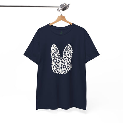 “Bun Within a Bun” Rabbit Head Shirt – Cuniculture Club Original - Cute Bunny Graphic Tee - Unisex Heavy Cotton T-Shirt