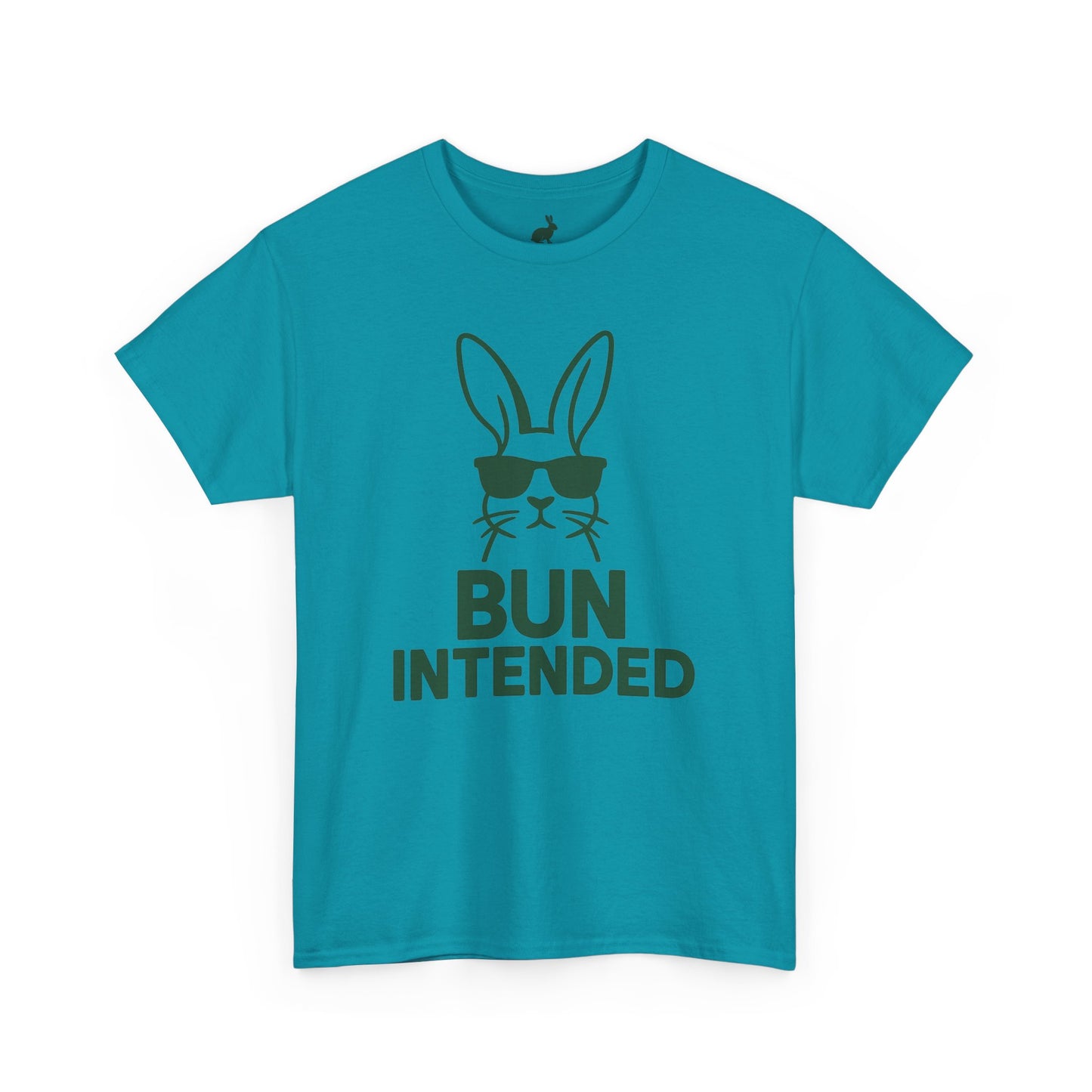 Bun Intended Rabbit in Sunglasses T-Shirt – Unisex Graphic Bunny Tee - Humorous Pun Shirt