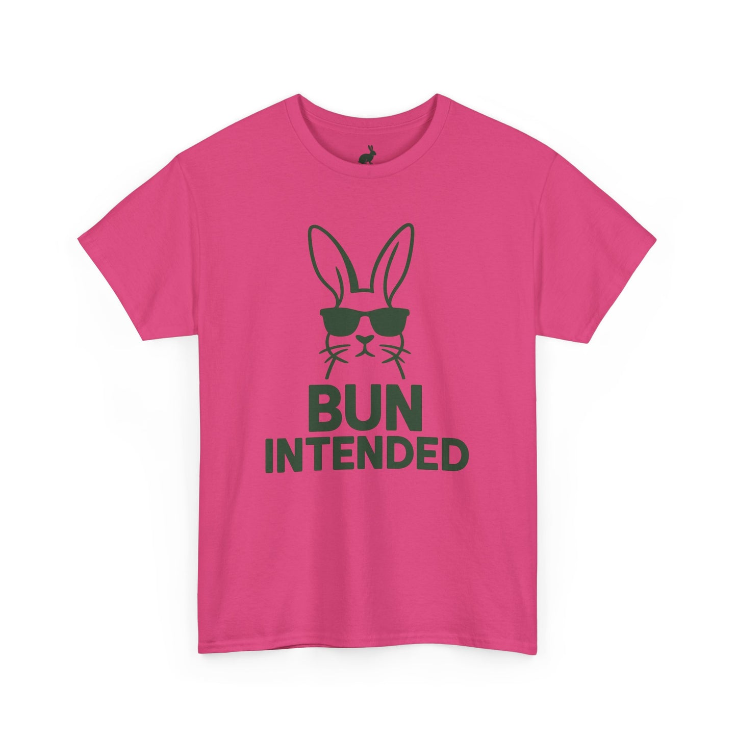 Bun Intended Rabbit in Sunglasses T-Shirt – Unisex Graphic Bunny Tee - Humorous Pun Shirt