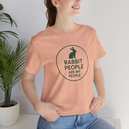 Rabbit People Are My People – Unisex Tee (Cuniculture Club Exclusive) - Rabbit Lovers T-Shirt