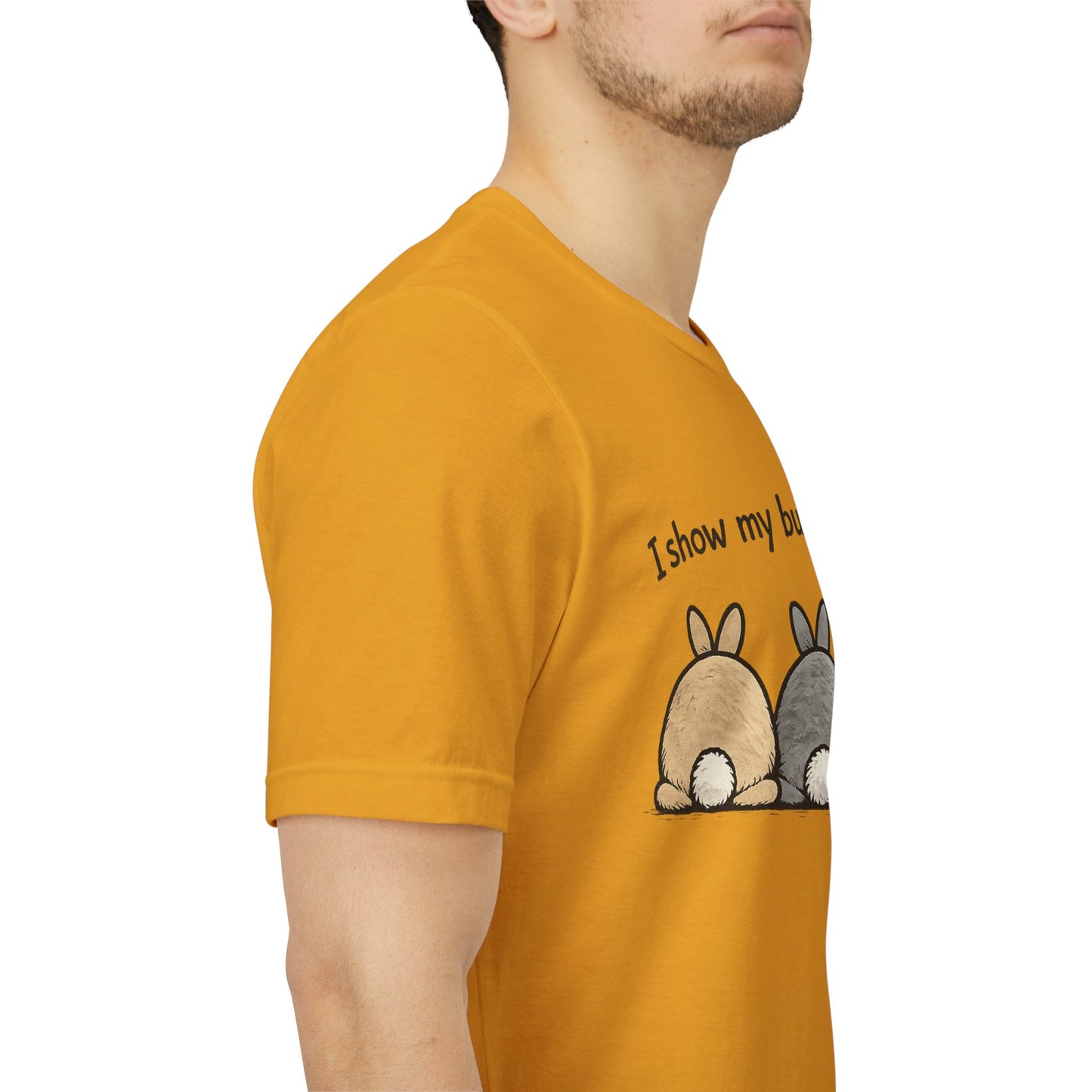 "I Show My Buns in Public" T-Shirt – Rabbit Show Exhibitor Tee | Funny Unisex Bunny Apparel