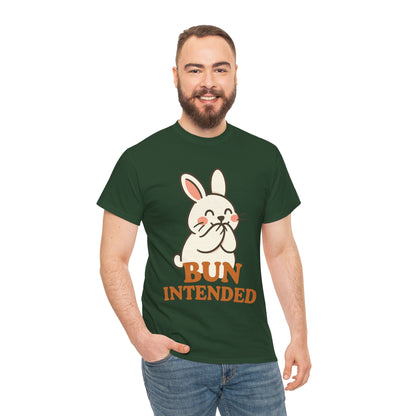 Cute Bunny Graphic Tee - Unisex Heavy Cotton Tee, Animal Lover Shirt, Easter Gift, Funny T-Shirt, Spring Fashion