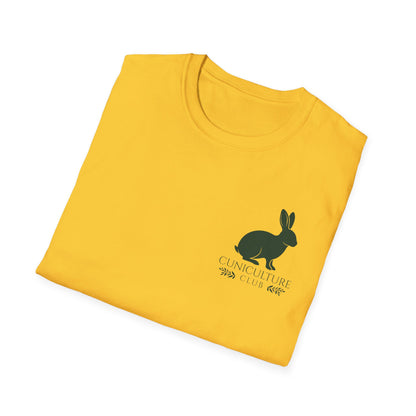 Cuniculture Club Classic Mini Logo Tee – CC Merch Collection Essential - Unisex Softstyle T-Shirt