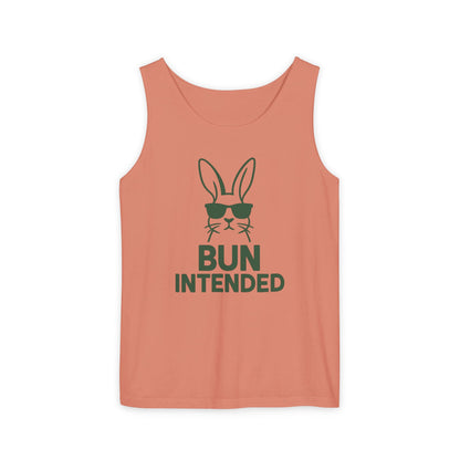 “Bun Intended” Funny Rabbit Tank Top – Unisex Summer Bunny Shirt
