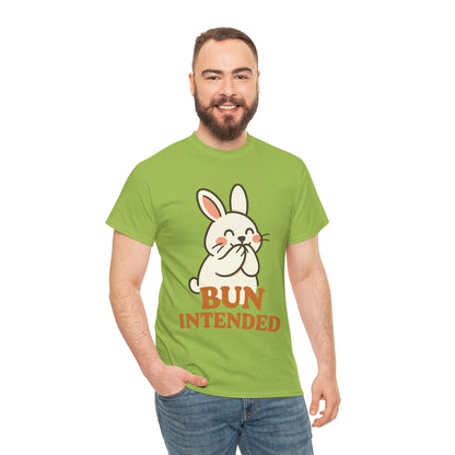 Cute Bunny Graphic Tee - Unisex Heavy Cotton Tee, Animal Lover Shirt, Easter Gift, Funny T-Shirt, Spring Fashion