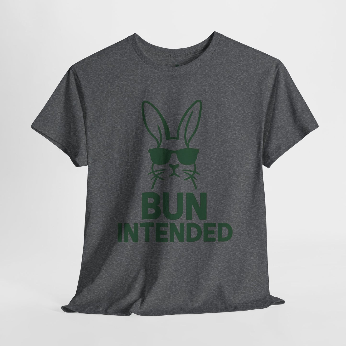 Bun Intended Rabbit in Sunglasses T-Shirt – Unisex Graphic Bunny Tee - Humorous Pun Shirt