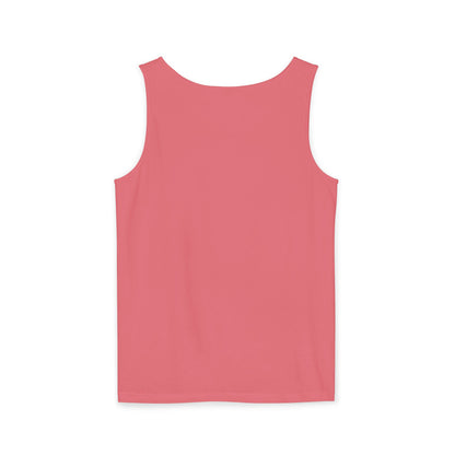Spotted Rabbit Unisex Tank Top – Abstract Dot Bunny Design Tee for Bunthusiasts - Unisex Garment-Dyed Tank Top