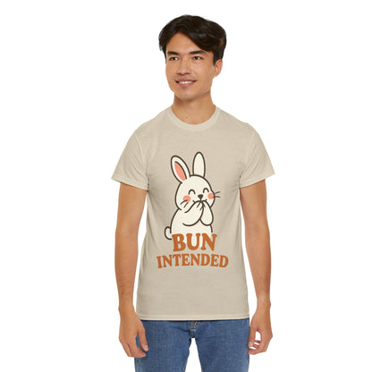Cute Bunny Graphic Tee - Unisex Heavy Cotton Tee, Animal Lover Shirt, Easter Gift, Funny T-Shirt, Spring Fashion
