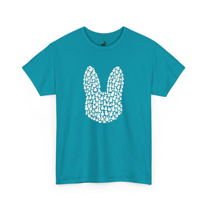 “Bun Within a Bun” Rabbit Head Shirt – Cuniculture Club Original - Cute Bunny Graphic Tee - Unisex Heavy Cotton T-Shirt