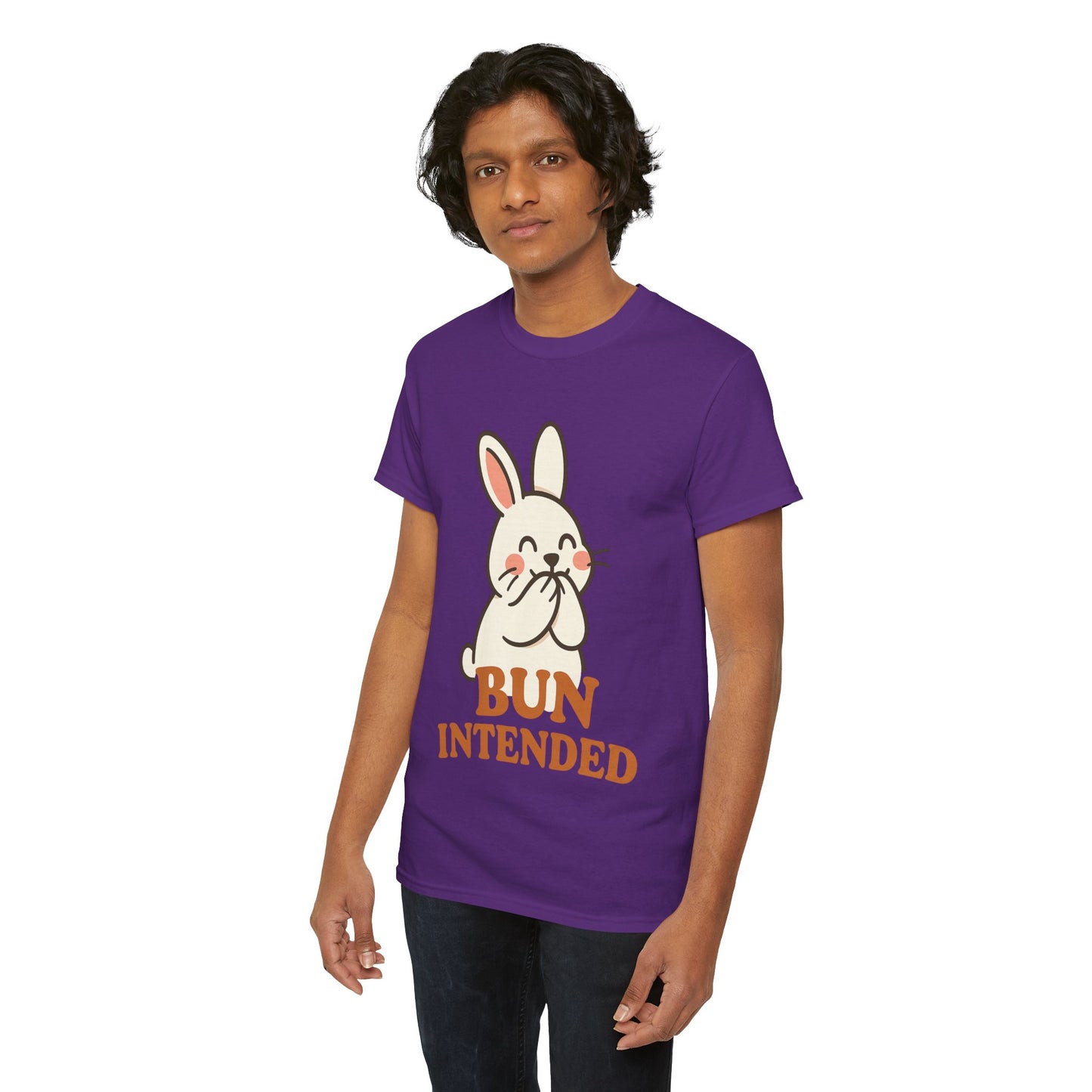 Cute Bunny Graphic Tee - Unisex Heavy Cotton Tee, Animal Lover Shirt, Easter Gift, Funny T-Shirt, Spring Fashion