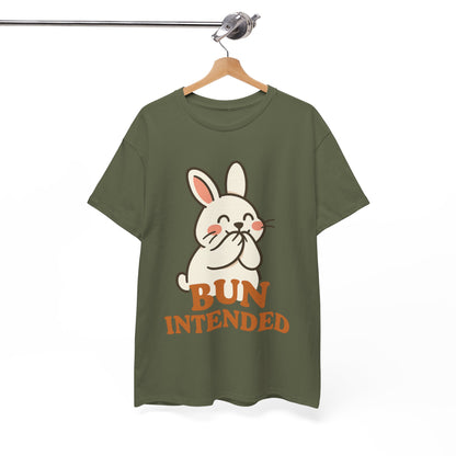 Cute Bunny Graphic Tee - Unisex Heavy Cotton Tee, Animal Lover Shirt, Easter Gift, Funny T-Shirt, Spring Fashion