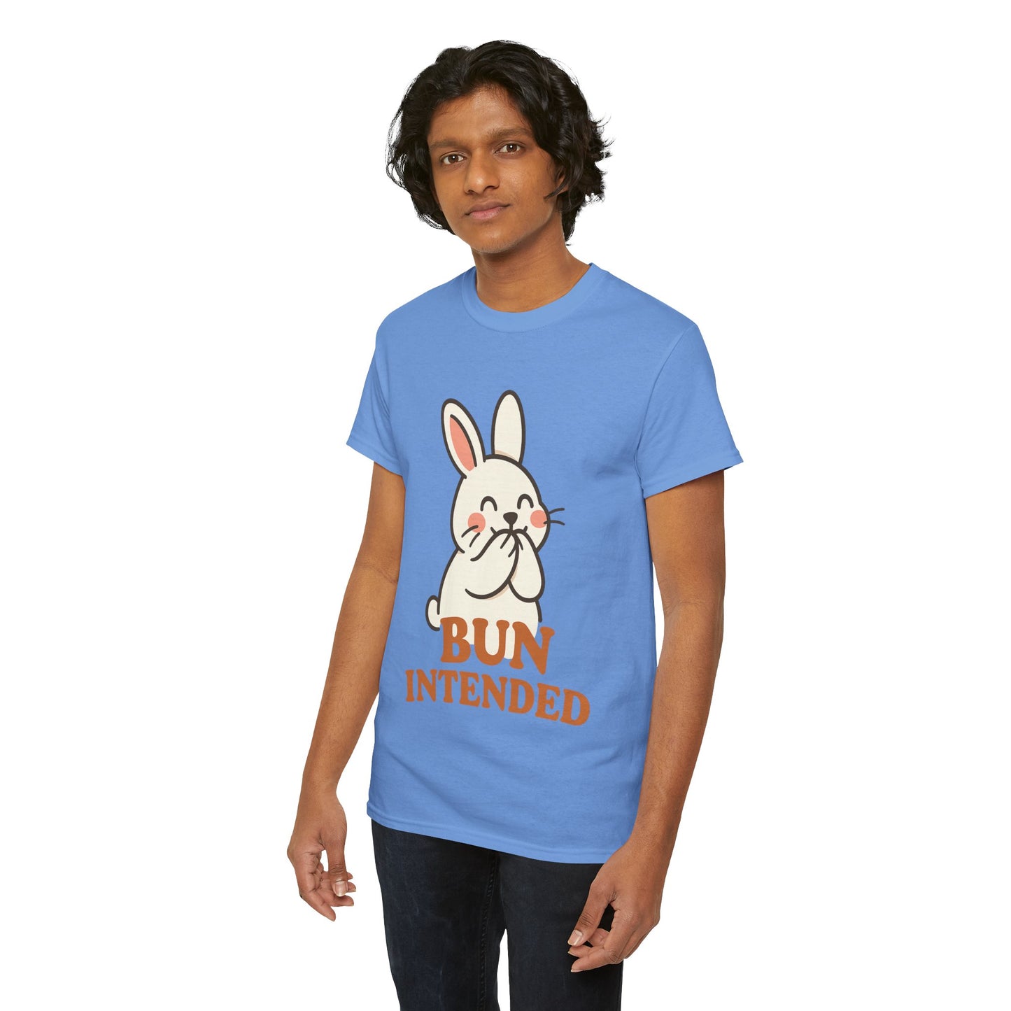Cute Bunny Graphic Tee - Unisex Heavy Cotton Tee, Animal Lover Shirt, Easter Gift, Funny T-Shirt, Spring Fashion