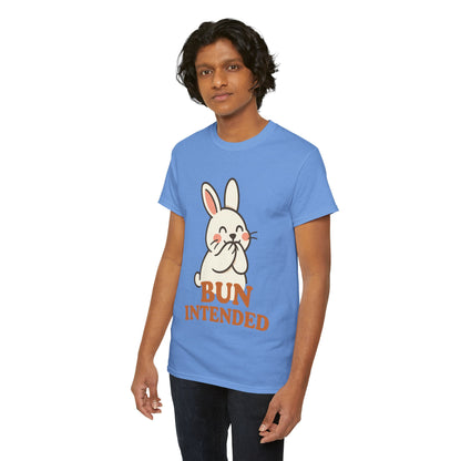 Cute Bunny Graphic Tee - Unisex Heavy Cotton Tee, Animal Lover Shirt, Easter Gift, Funny T-Shirt, Spring Fashion