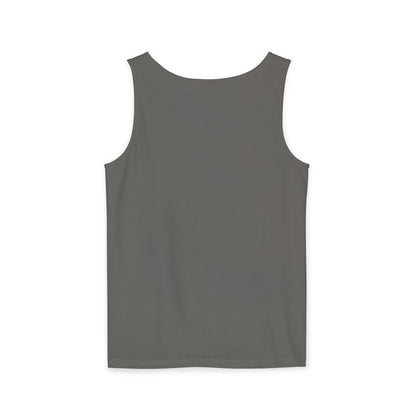 Spotted Rabbit Unisex Tank Top – Abstract Dot Bunny Design Tee for Bunthusiasts - Unisex Garment-Dyed Tank Top