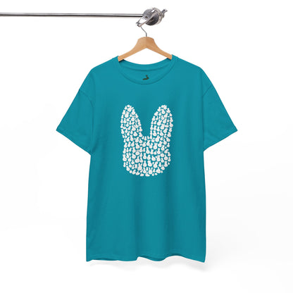 “Bun Within a Bun” Rabbit Head Shirt – Cuniculture Club Original - Cute Bunny Graphic Tee - Unisex Heavy Cotton T-Shirt