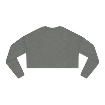 Painted Bunny Art Cropped Sweatshirt – Artsy Rabbit Vibes for Bunthusiasts - Cozy Animal Apparel