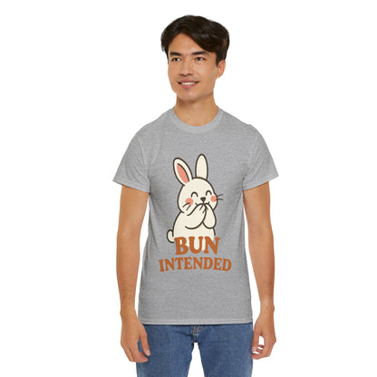 Cute Bunny Graphic Tee - Unisex Heavy Cotton Tee, Animal Lover Shirt, Easter Gift, Funny T-Shirt, Spring Fashion