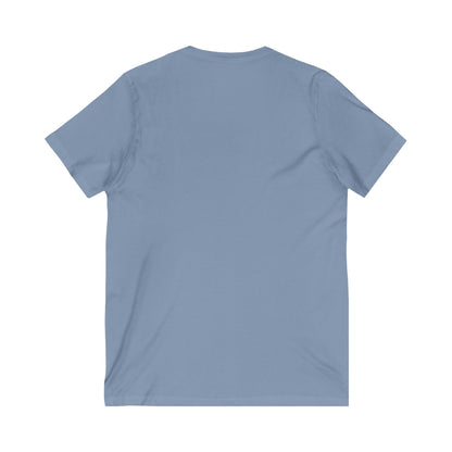 Hay There Bunny V-Neck Shirt – Farm, Rabbitry & Rabbit Lover Classic Tee - Funny Unisex Animal T-Shirt