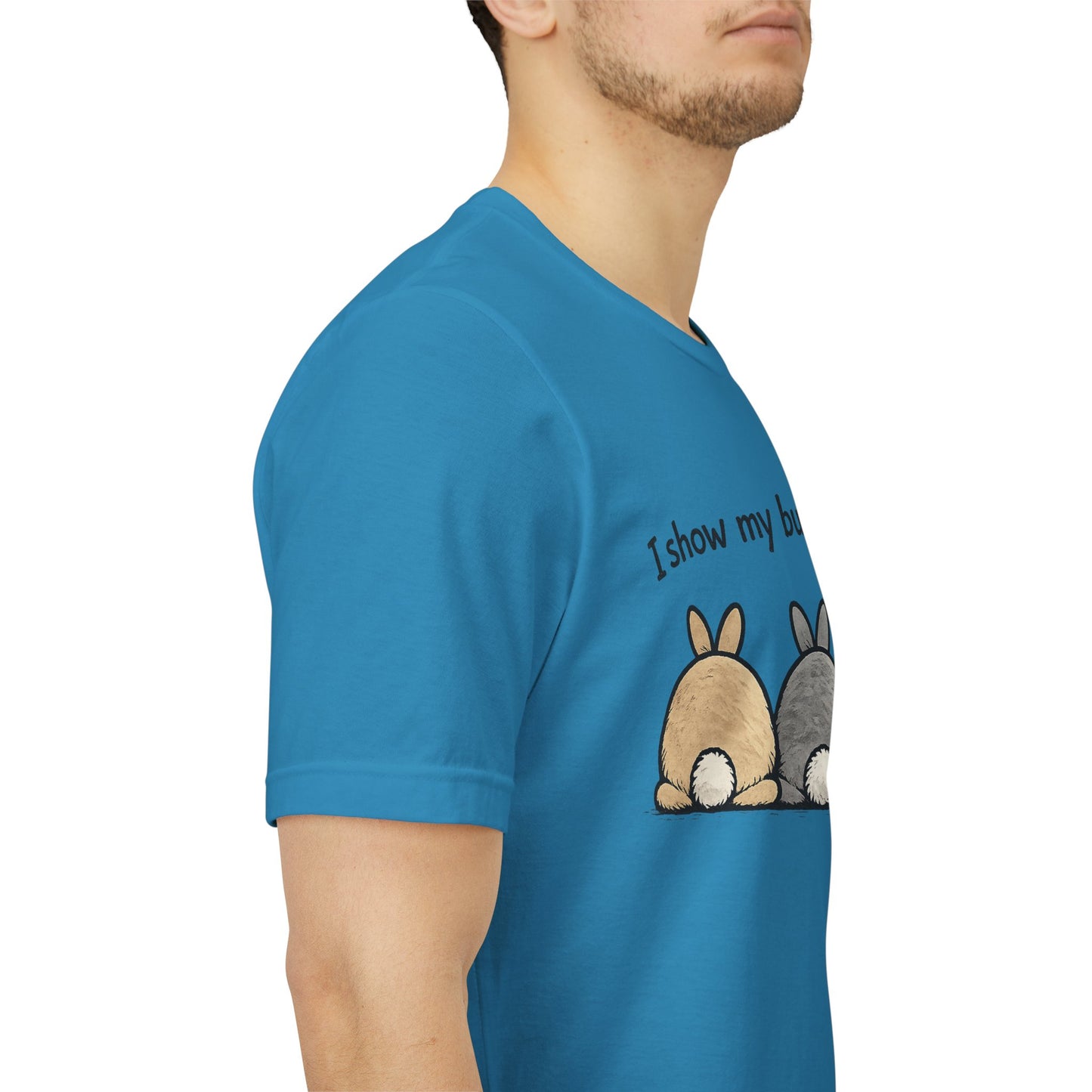 "I Show My Buns in Public" T-Shirt – Rabbit Show Exhibitor Tee | Funny Unisex Bunny Apparel