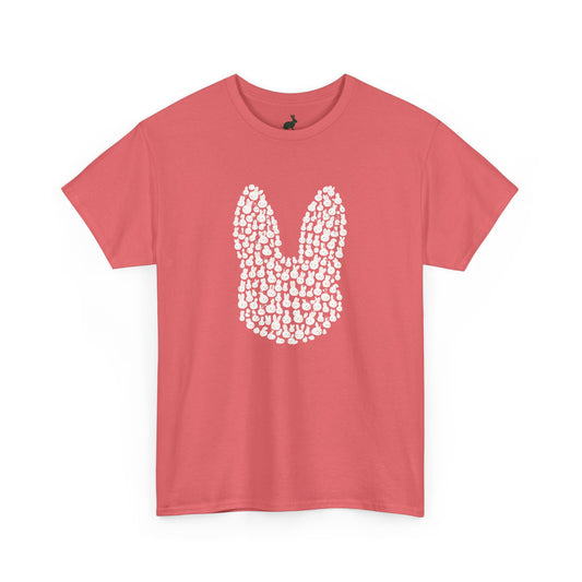 “Bun Within a Bun” Rabbit Head Shirt – Cuniculture Club Original - Cute Bunny Graphic Tee - Unisex Heavy Cotton T-Shirt