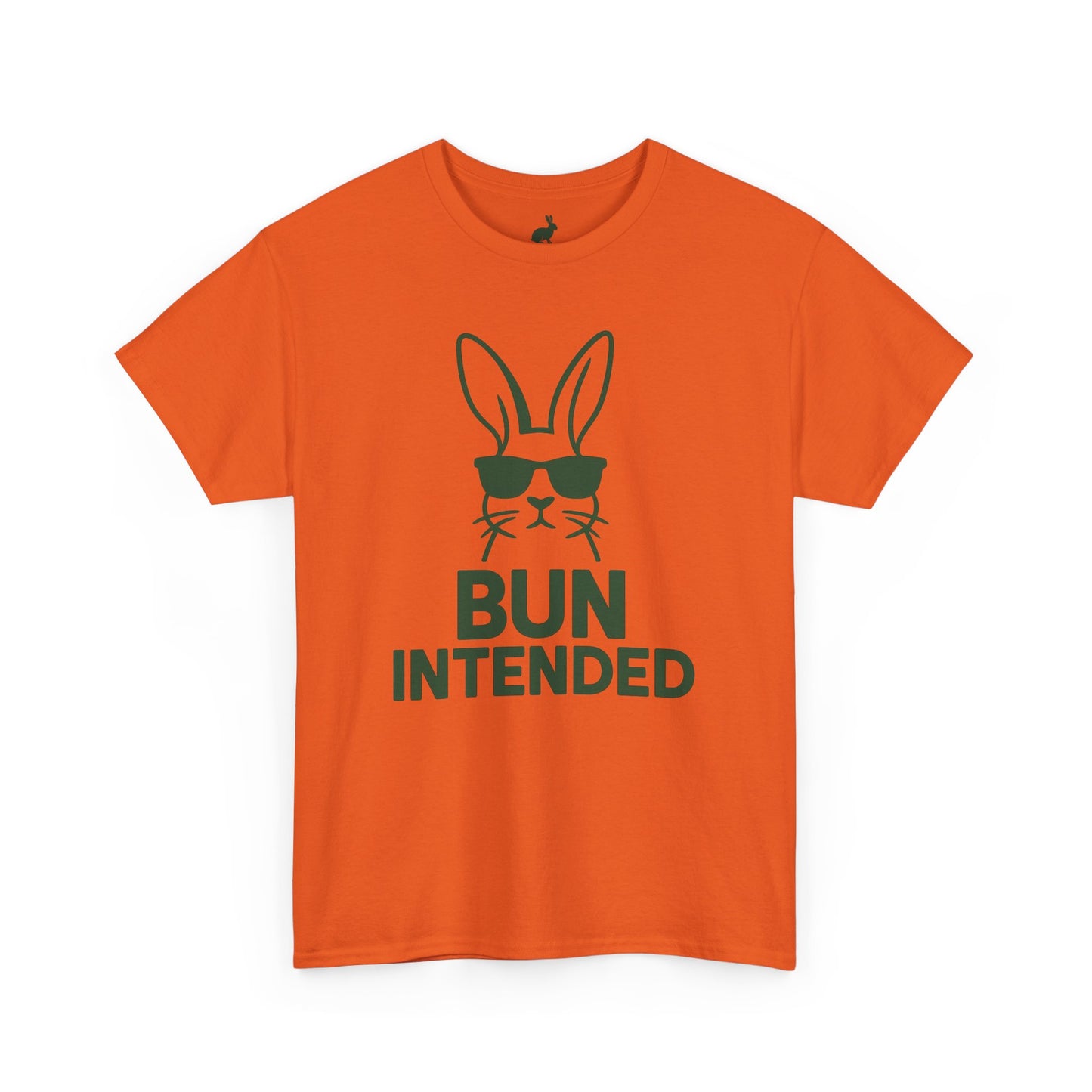 Bun Intended Rabbit in Sunglasses T-Shirt – Unisex Graphic Bunny Tee - Humorous Pun Shirt