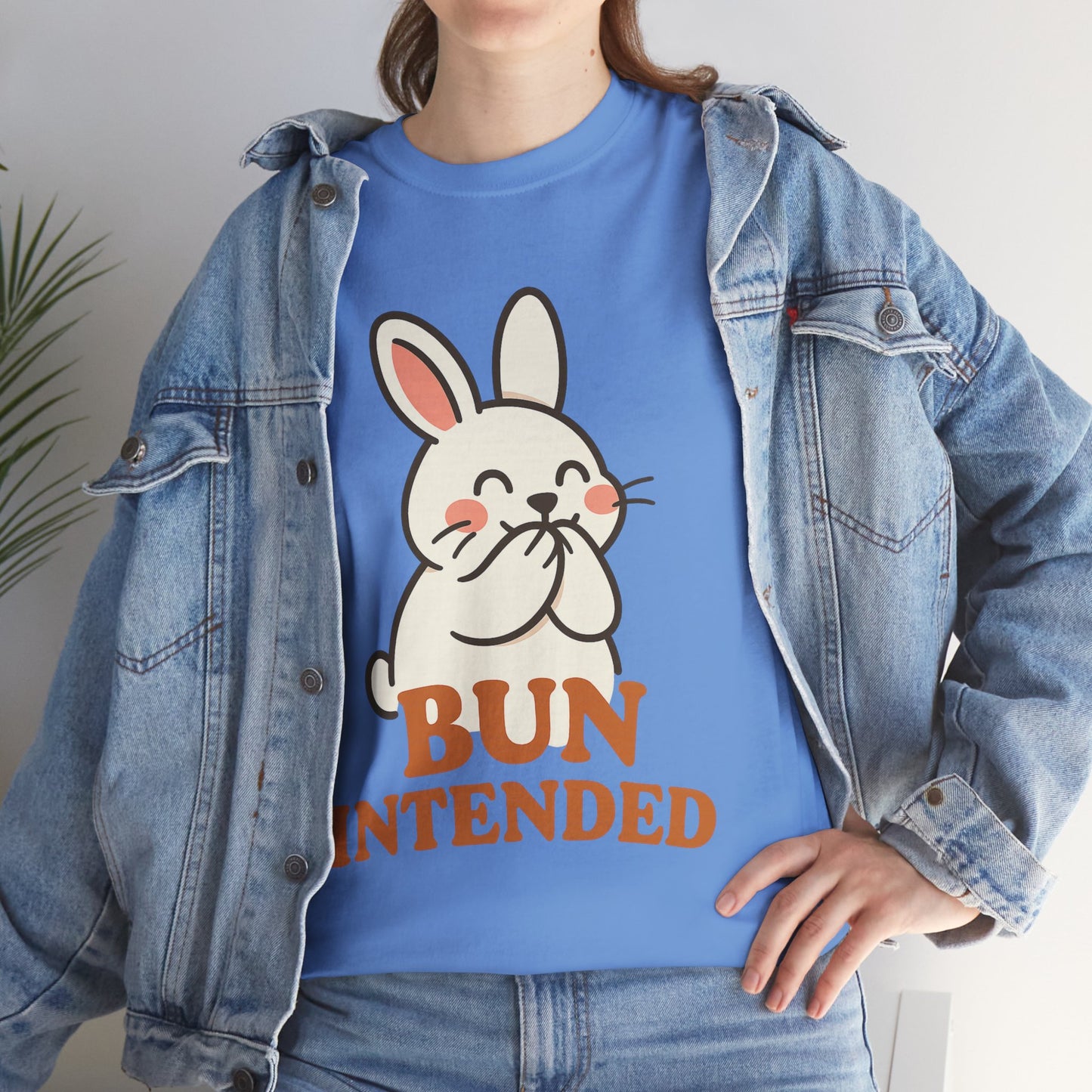 Cute Bunny Graphic Tee - Unisex Heavy Cotton Tee, Animal Lover Shirt, Easter Gift, Funny T-Shirt, Spring Fashion