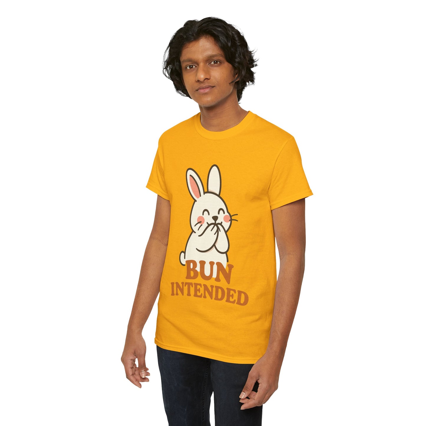 Cute Bunny Graphic Tee - Unisex Heavy Cotton Tee, Animal Lover Shirt, Easter Gift, Funny T-Shirt, Spring Fashion