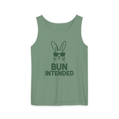 “Bun Intended” Funny Rabbit Tank Top – Unisex Summer Bunny Shirt