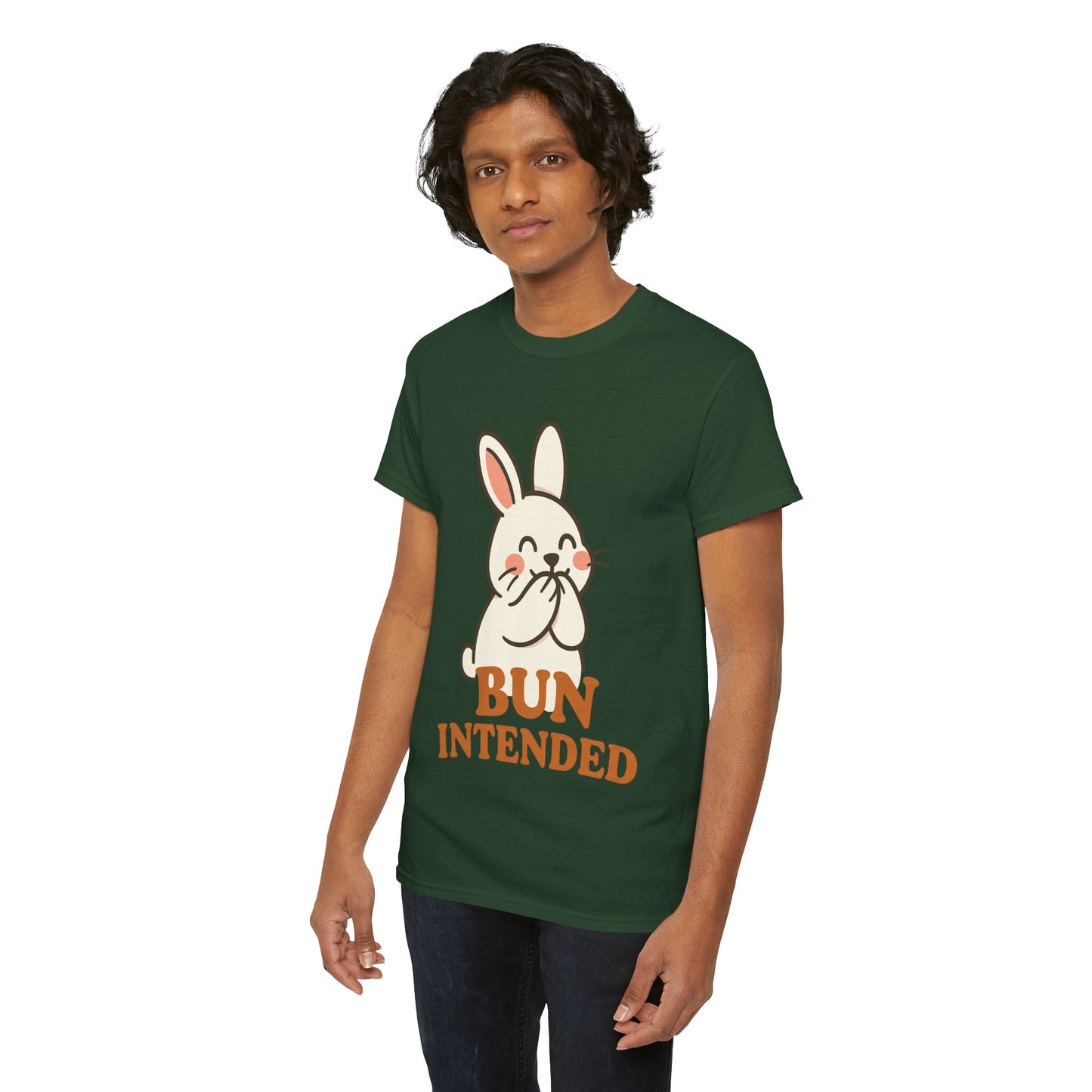 Cute Bunny Graphic Tee - Unisex Heavy Cotton Tee, Animal Lover Shirt, Easter Gift, Funny T-Shirt, Spring Fashion
