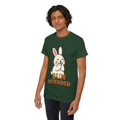 Cute Bunny Graphic Tee - Unisex Heavy Cotton Tee, Animal Lover Shirt, Easter Gift, Funny T-Shirt, Spring Fashion