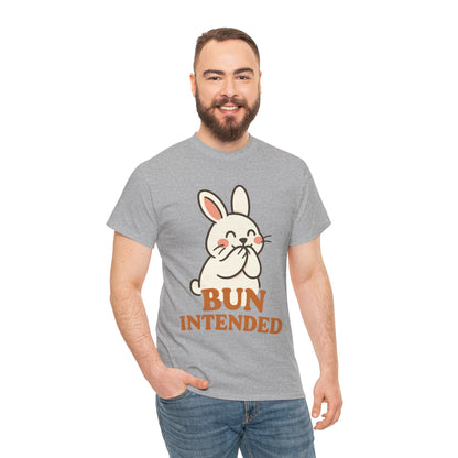 Cute Bunny Graphic Tee - Unisex Heavy Cotton Tee, Animal Lover Shirt, Easter Gift, Funny T-Shirt, Spring Fashion