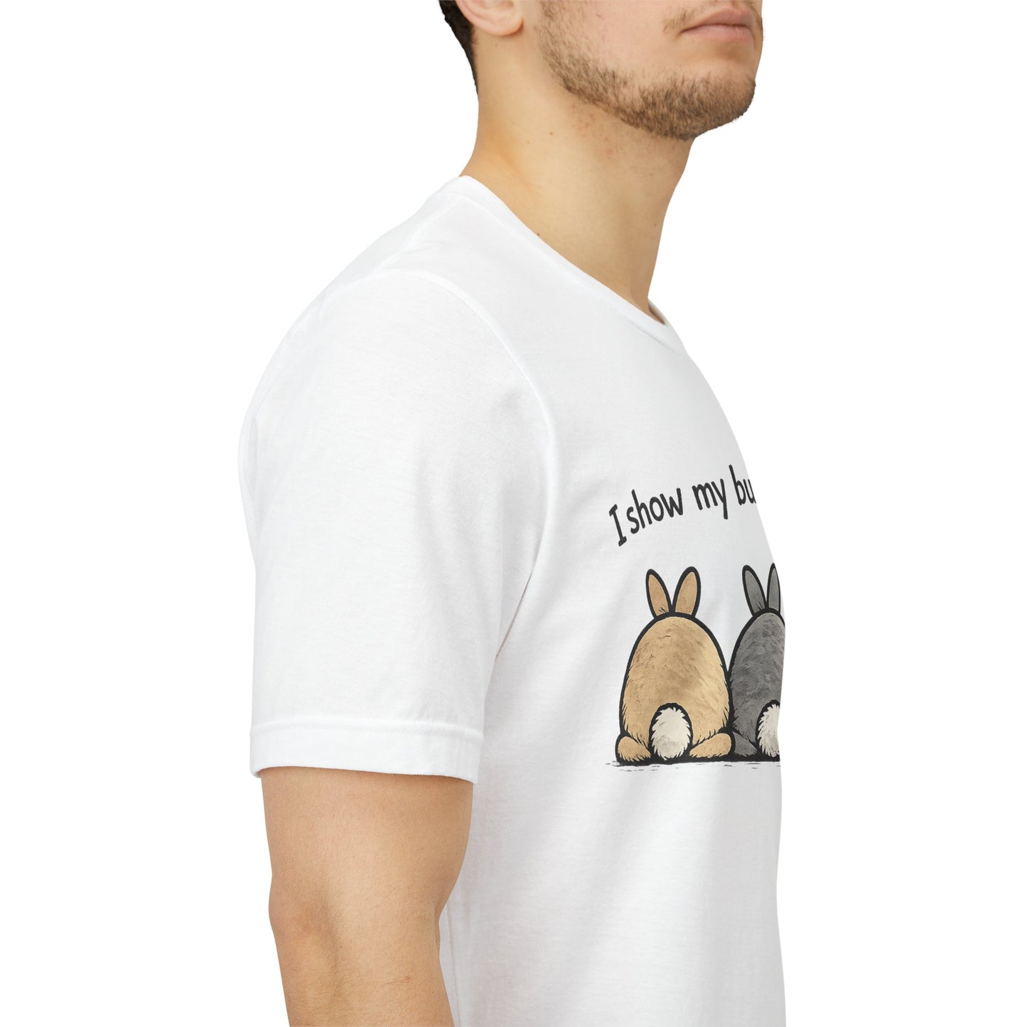 "I Show My Buns in Public" T-Shirt – Rabbit Show Exhibitor Tee | Funny Unisex Bunny Apparel