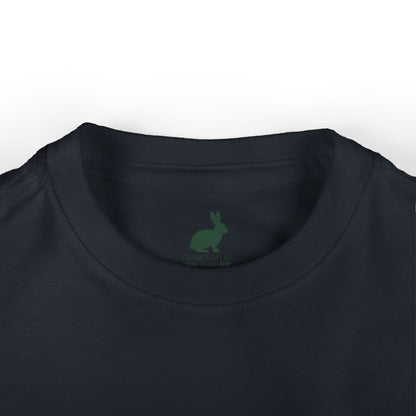 Hoppy Clover Club – Infant Fine Jersey Bunny Tee - Cute Rabbit Baby T-Shirt - Toddler Shirt