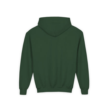 Youth “Hoppy Clover Club” Heavy Blend Hooded Sweatshirt – Lucky Rabbits & Clover Design