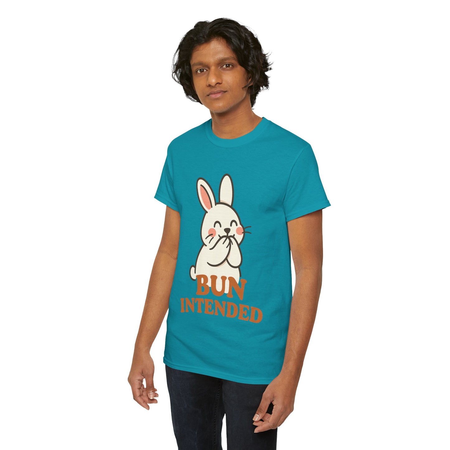 Cute Bunny Graphic Tee - Unisex Heavy Cotton Tee, Animal Lover Shirt, Easter Gift, Funny T-Shirt, Spring Fashion