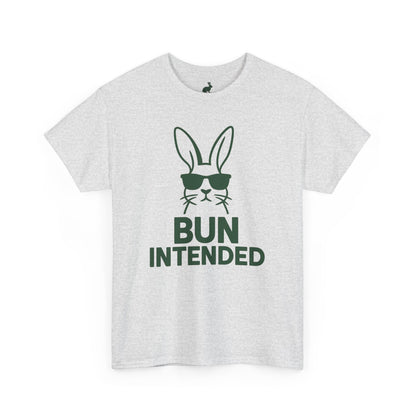Bun Intended Rabbit in Sunglasses T-Shirt – Unisex Graphic Bunny Tee - Humorous Pun Shirt