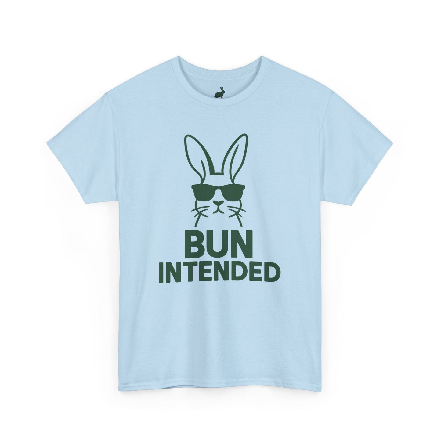 Bun Intended Rabbit in Sunglasses T-Shirt – Unisex Graphic Bunny Tee - Humorous Pun Shirt