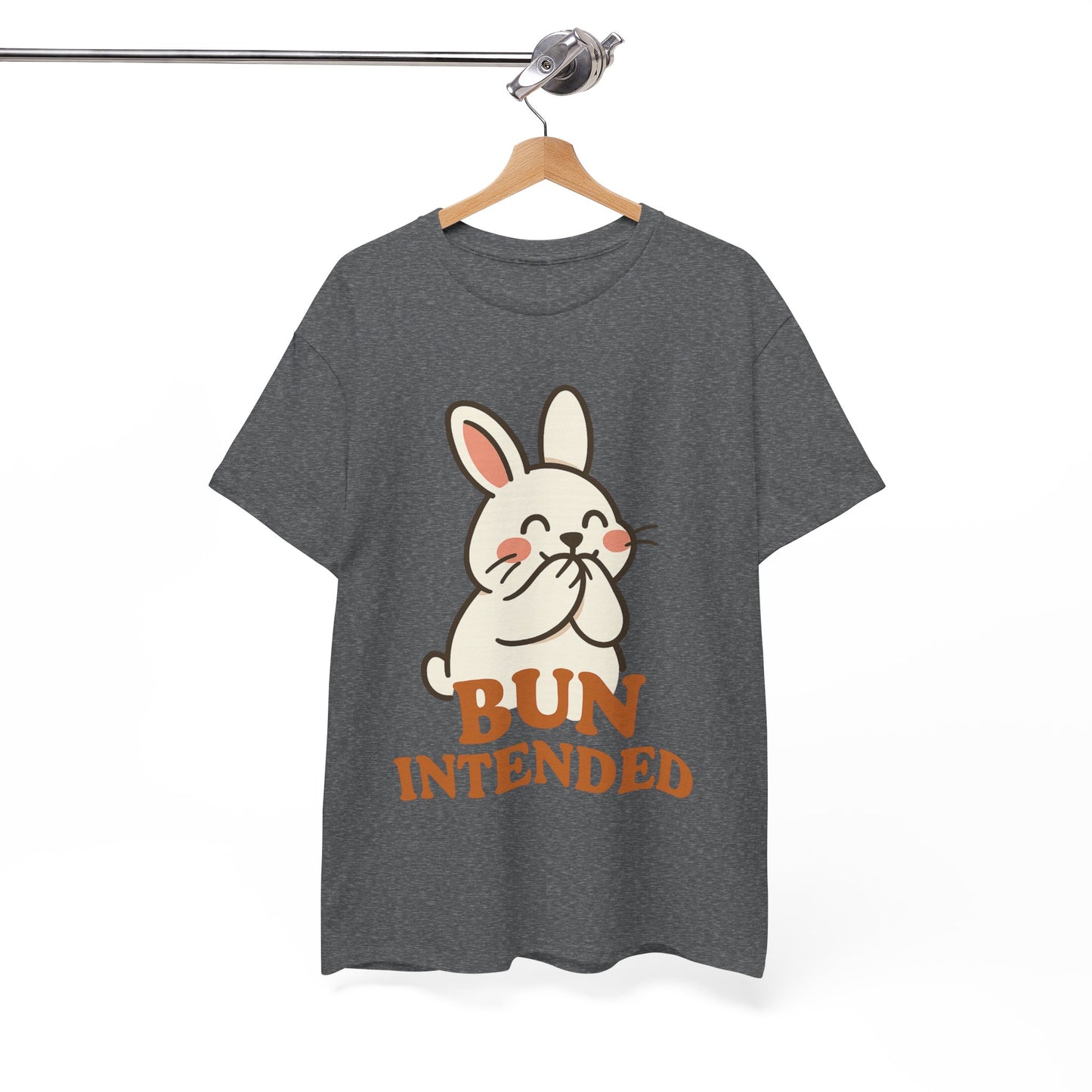 Cute Bunny Graphic Tee - Unisex Heavy Cotton Tee, Animal Lover Shirt, Easter Gift, Funny T-Shirt, Spring Fashion