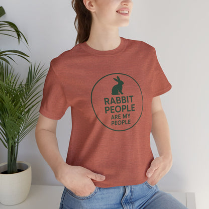 Rabbit People Are My People – Unisex Tee (Cuniculture Club Exclusive) - Rabbit Lovers T-Shirt