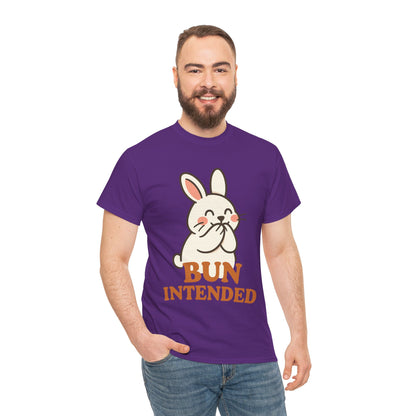 Cute Bunny Graphic Tee - Unisex Heavy Cotton Tee, Animal Lover Shirt, Easter Gift, Funny T-Shirt, Spring Fashion