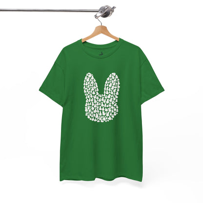 “Bun Within a Bun” Rabbit Head Shirt – Cuniculture Club Original - Cute Bunny Graphic Tee - Unisex Heavy Cotton T-Shirt