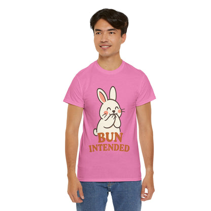 Cute Bunny Graphic Tee - Unisex Heavy Cotton Tee, Animal Lover Shirt, Easter Gift, Funny T-Shirt, Spring Fashion