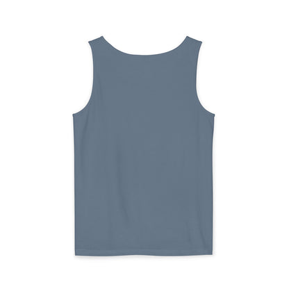 Spotted Rabbit Unisex Tank Top – Abstract Dot Bunny Design Tee for Bunthusiasts - Unisex Garment-Dyed Tank Top