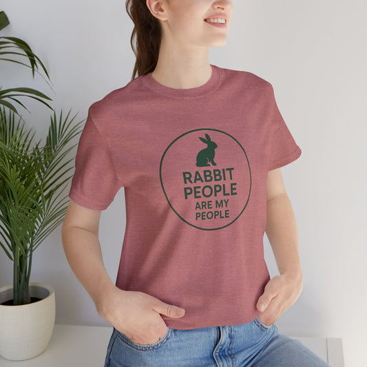 Rabbit People Are My People – Unisex Tee (Cuniculture Club Exclusive) - Rabbit Lovers T-Shirt
