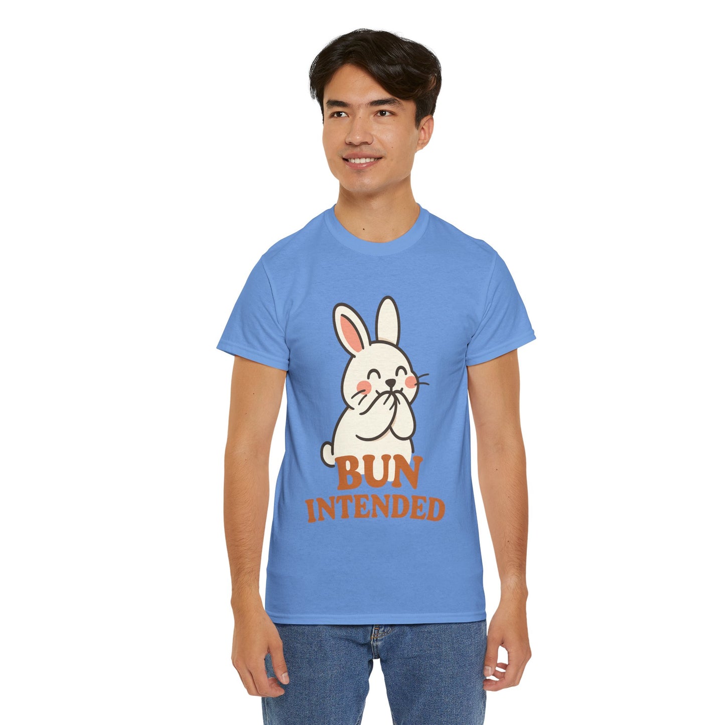 Cute Bunny Graphic Tee - Unisex Heavy Cotton Tee, Animal Lover Shirt, Easter Gift, Funny T-Shirt, Spring Fashion