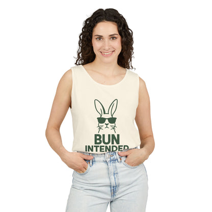 “Bun Intended” Funny Rabbit Tank Top – Unisex Summer Bunny Shirt